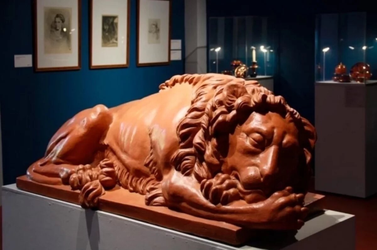    Жители Калининграда смогут увидеть терракотового «Спящего льва»