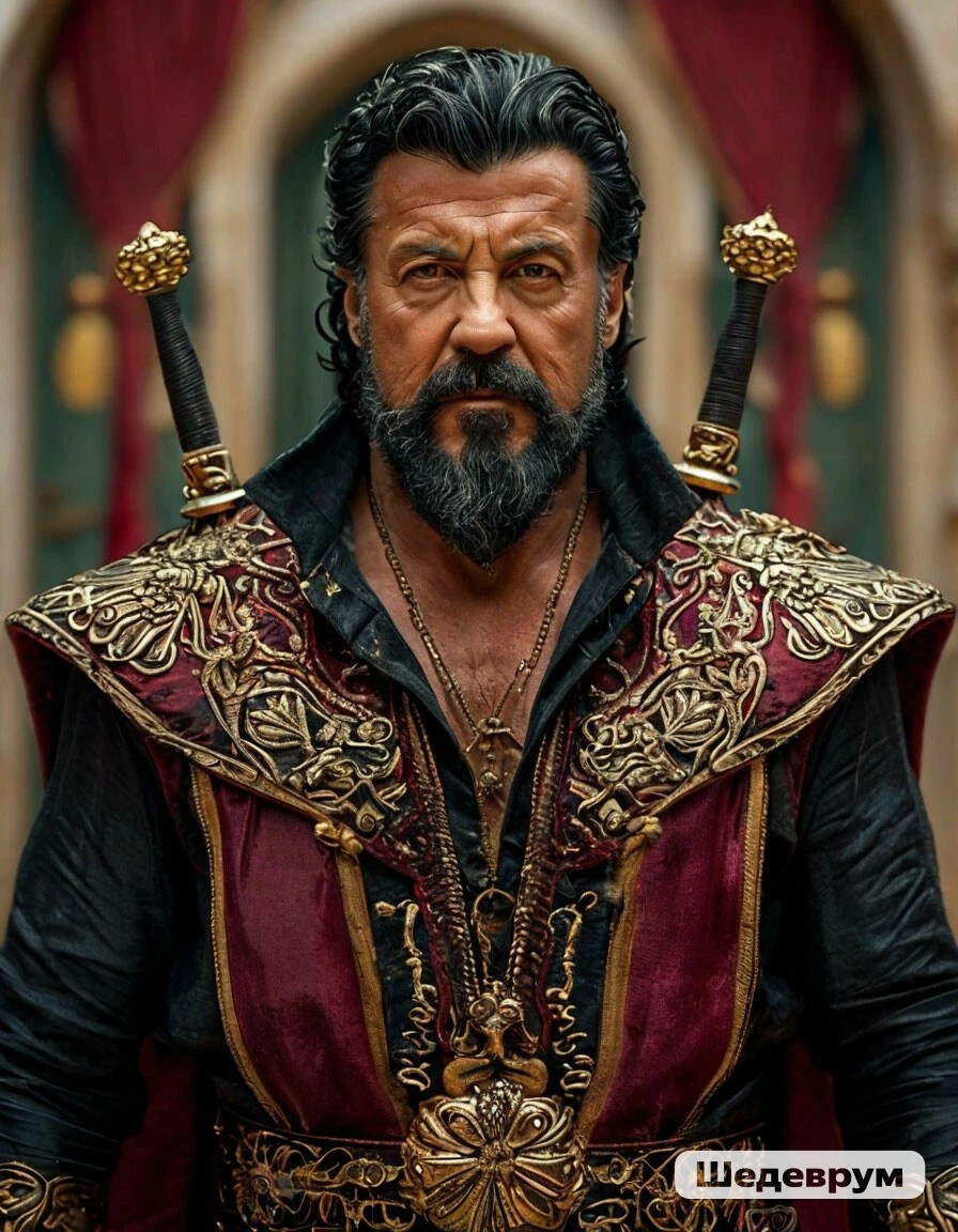 Сильвестр Сталлоне, известный своим брутальным образом, мог бы прекрасно сыграть роль Зубена лидера ассасинов. 