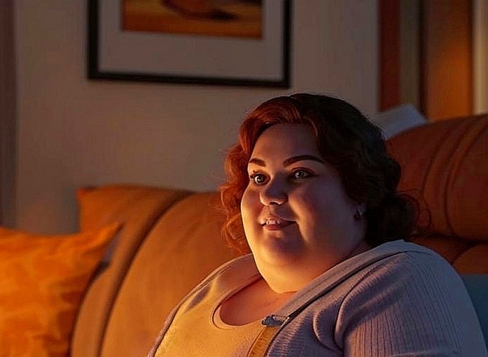 Как Зина с мужем "интересный" фильм смотрели