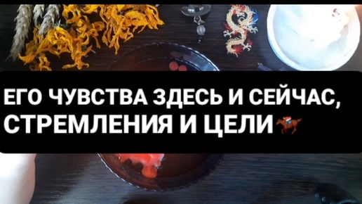 ❗ЕГО ЧУВСТВА, СТРЕМЛЕНИЯ И ЦЕЛИ❗ГАДАНИЕ НА ВОСКЕ🕯🪔