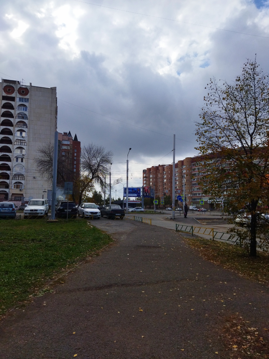 Фото автора.Вот так пасмурно и темно было