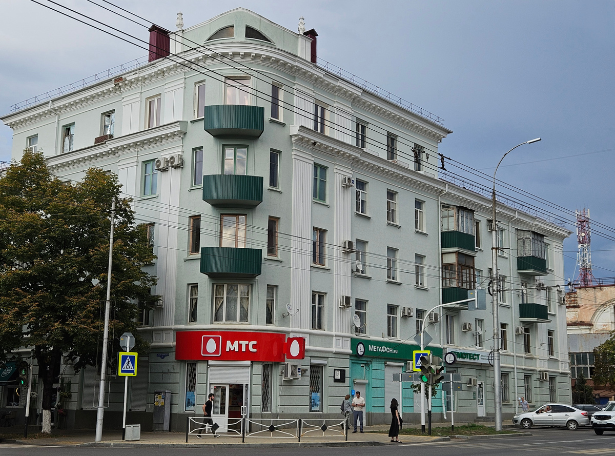 Пересечение Краснооктябрьской и Пролетарской улиц