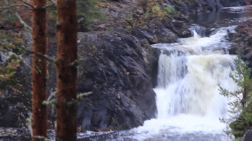 Скачать видео: Водопад Кивач