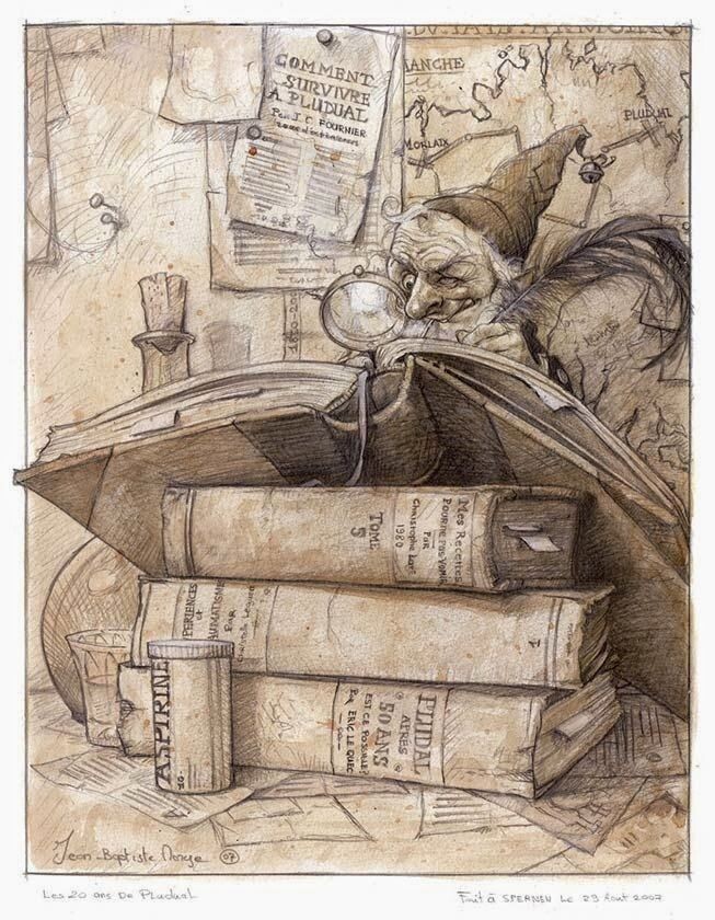 Гномы Жана Батиста Монжа эпичны, харизматичны и точно не обидят никого из авторов. И тоже что-то пишут.