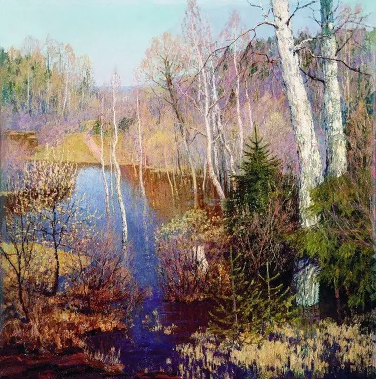 Л. Бродская. Апрель