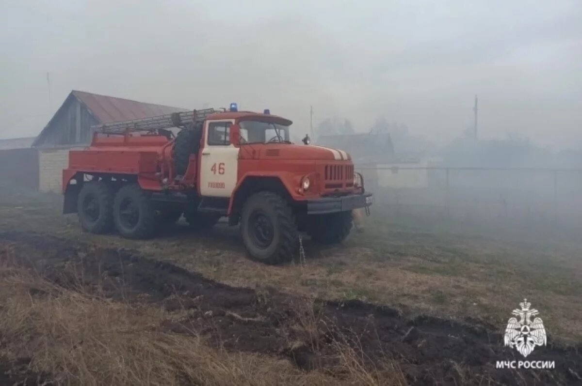    Огонь подходит к населённым пунктам Рязанской области.