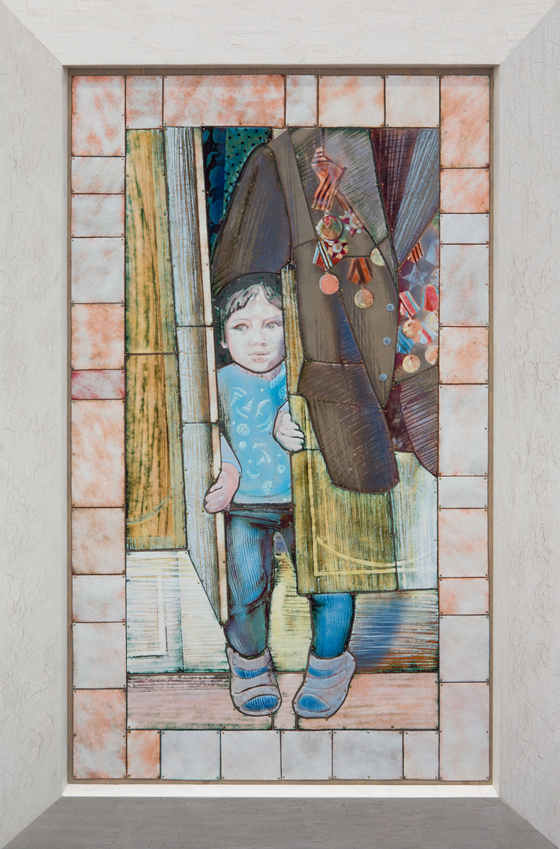 Андрейко Сергей. "Игра в прятки" / "9 мая" (2023, Иркутск) / Медь, горячая эмаль