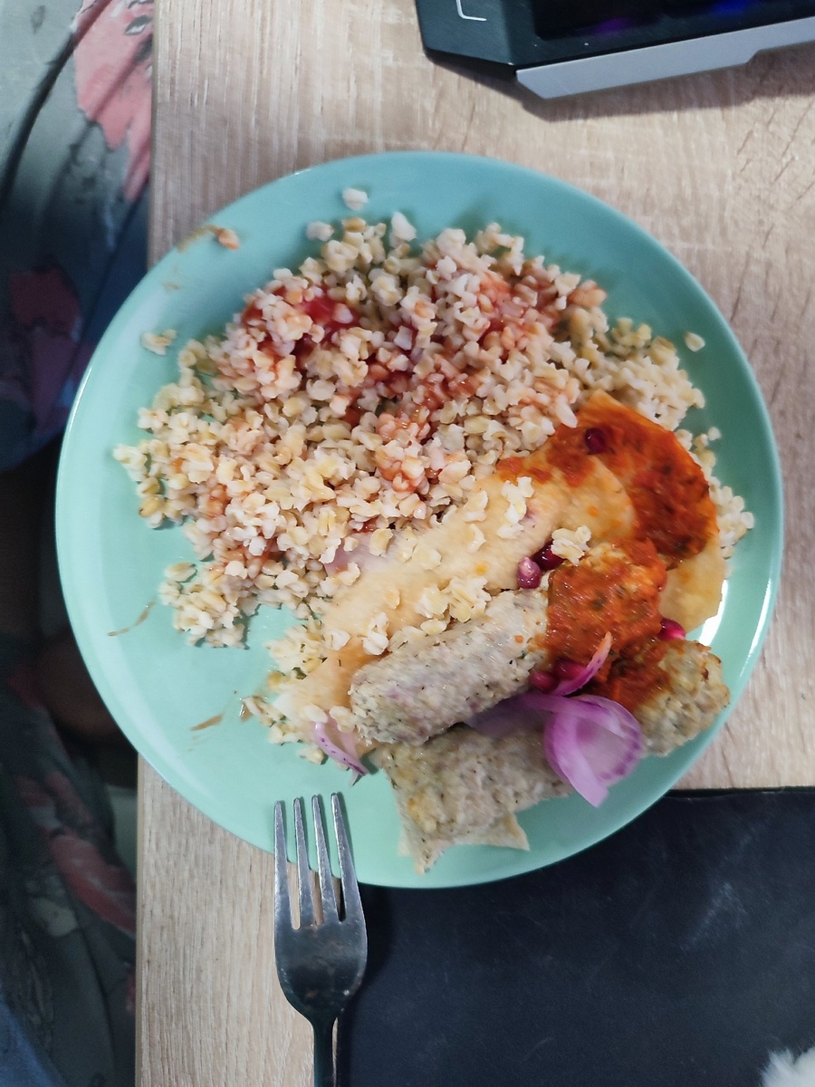 тут была кинза и я не стала доедать(