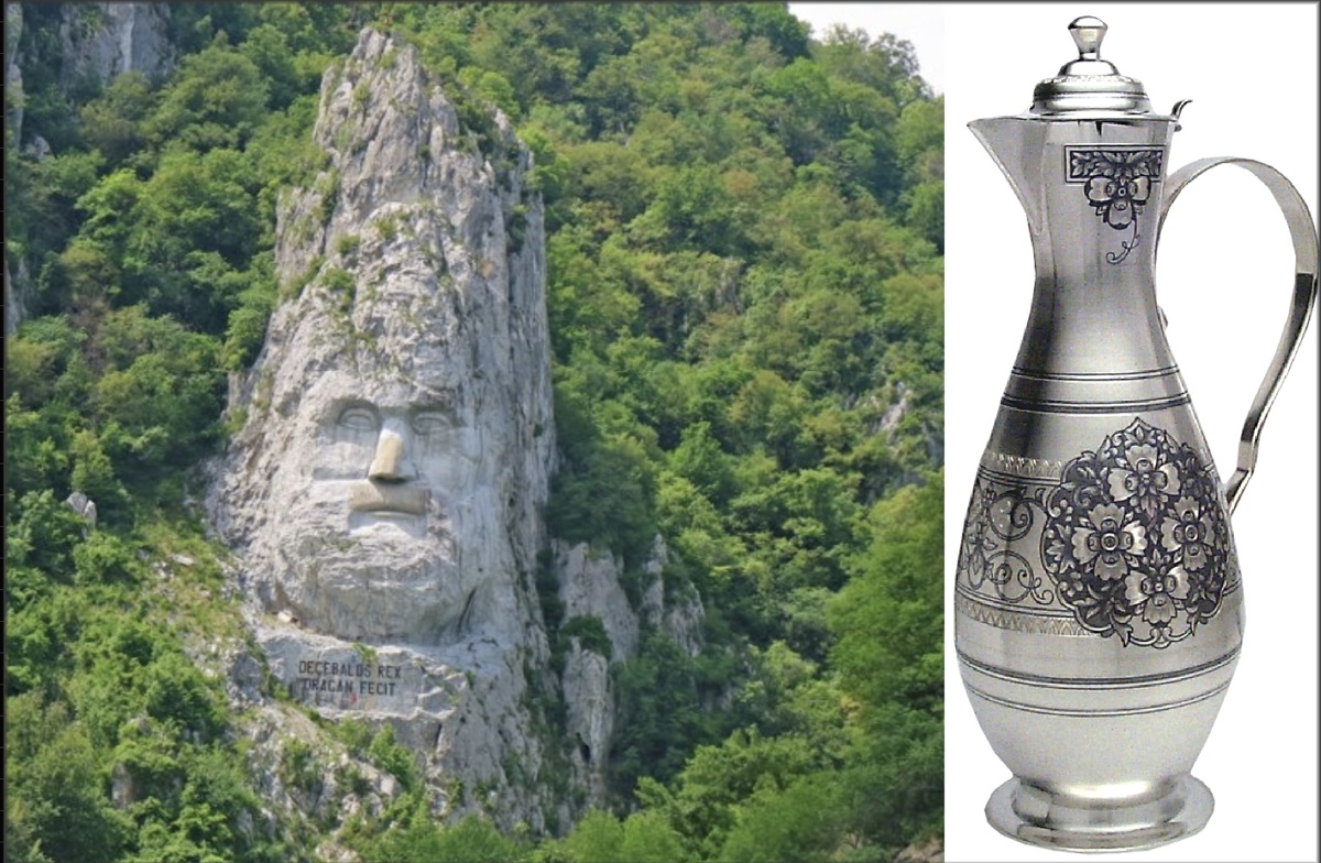Скульптура Дечебала на Дунае