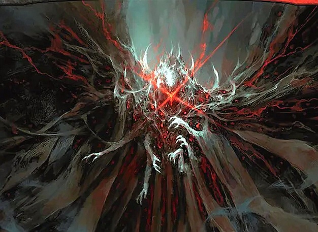 Valgavoth, Harrower of Souls (Duskmourn House of Horrors: Commander Decks) - art by Chris Cold