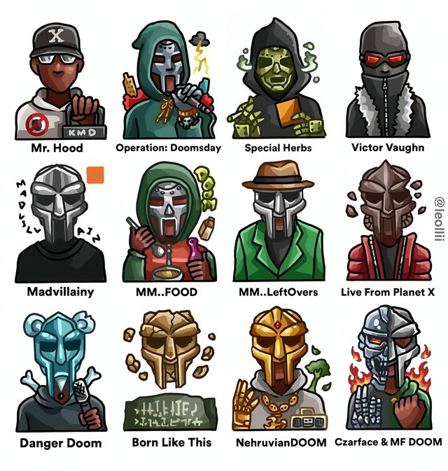Альбомы MF DOOM