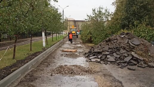 Город под дождем. Что строят в Дмитрове в конце сентября