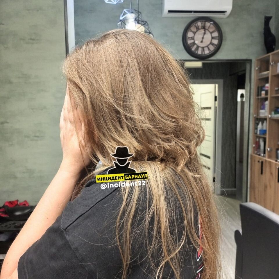    Неудачная стрижка . Источник: t.me/incident22