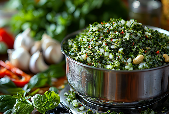    Аджика из острого перца и орехов