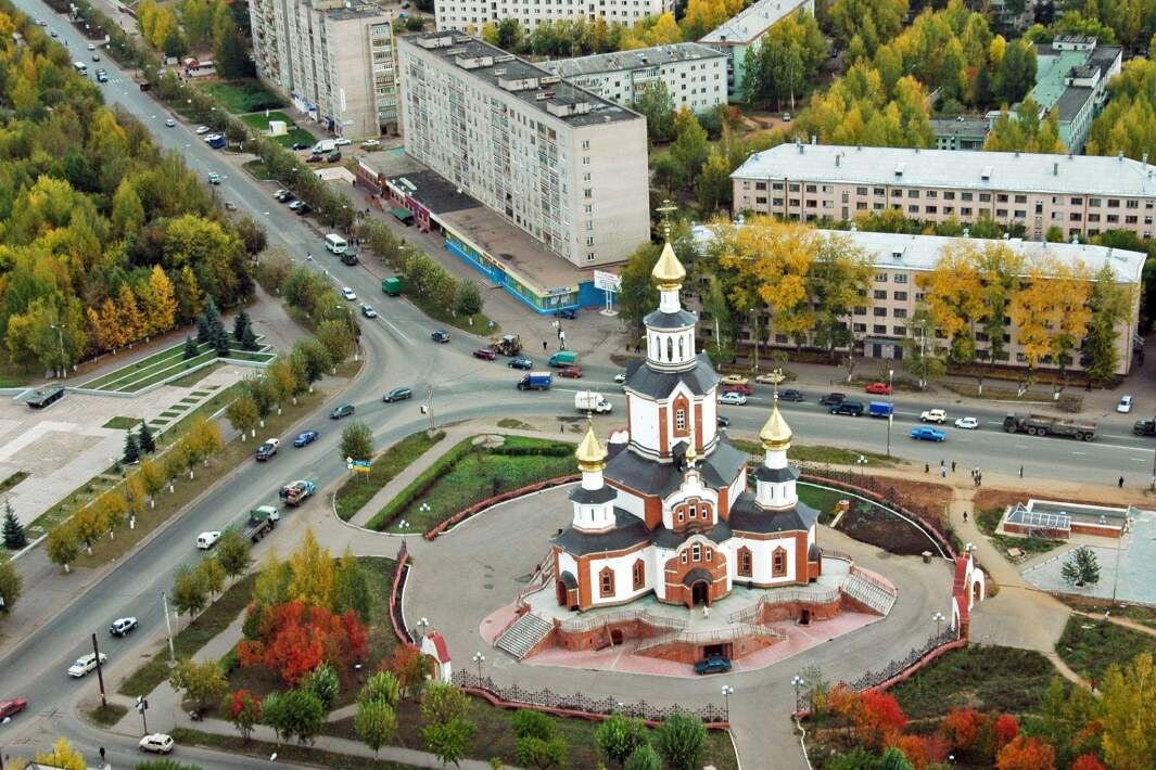 Храм во имя великомучениц Веры, Надежды, Любови и матери их Софии в Западном микрорайоне Кирова/ Фото: РИА Новости/Станислав Шаклеин