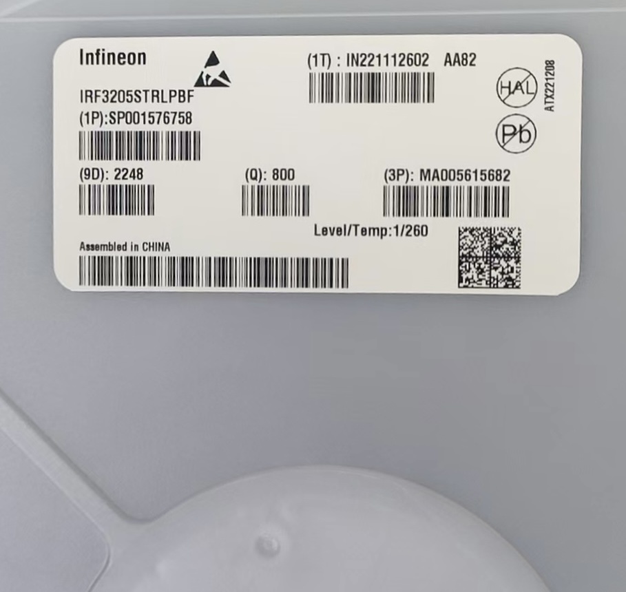 INFINEON Series IRF3205STRLPBF