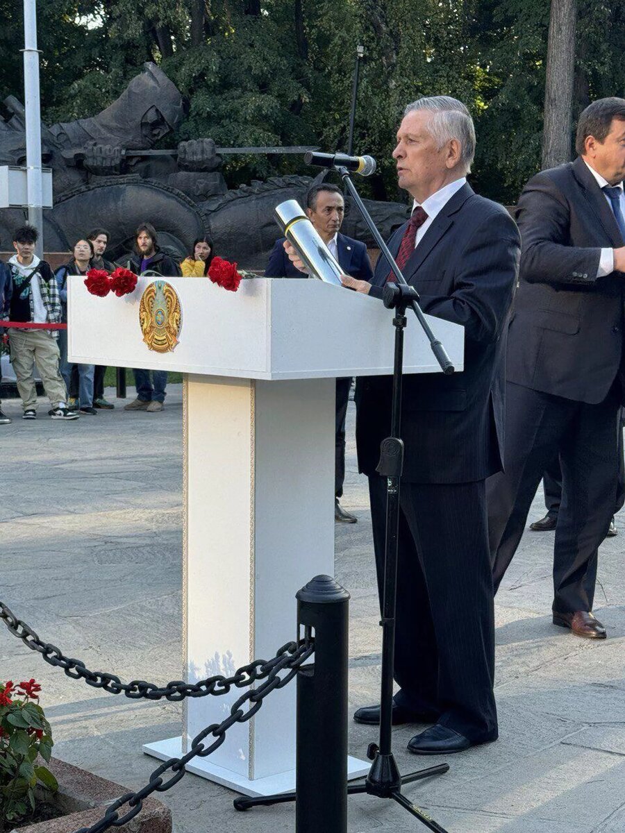 Члены ветеранских организаций РФ в Алматы © Photo : Посольство России в Казахстане