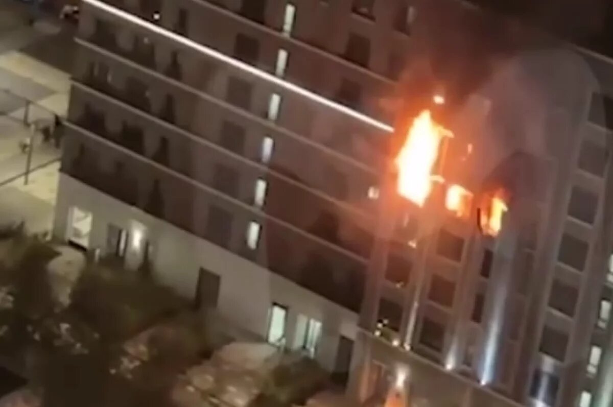    Очевидец заявил, что в ЖК «Селигер Сити» не сработала пожарная сигнализация