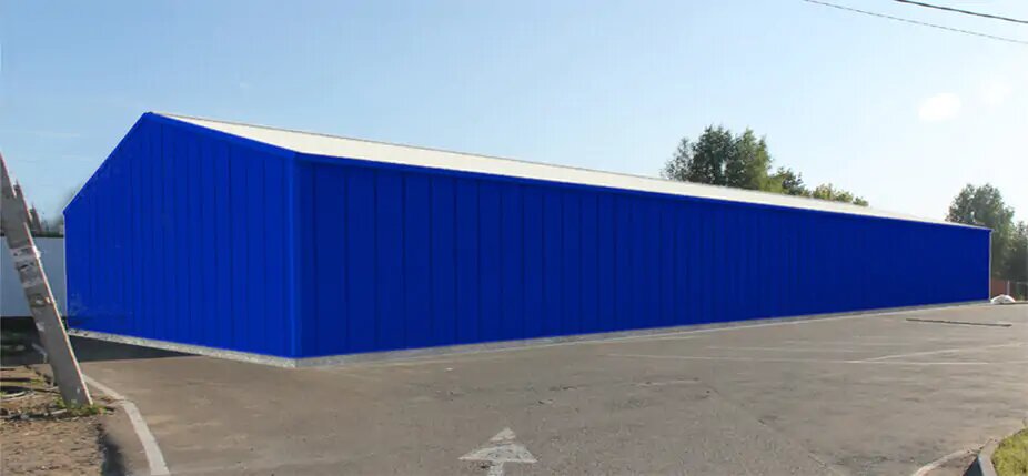 Визуализация проекта здания light industrial 1450 кв.м