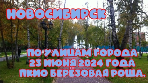 Новосибирск/ По улицам города/ 23 июня 2024 года/ ПКиО Берёзовая роща.