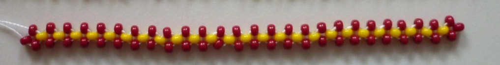 Цепочка из бисера Ручеек. Фото из интернета.