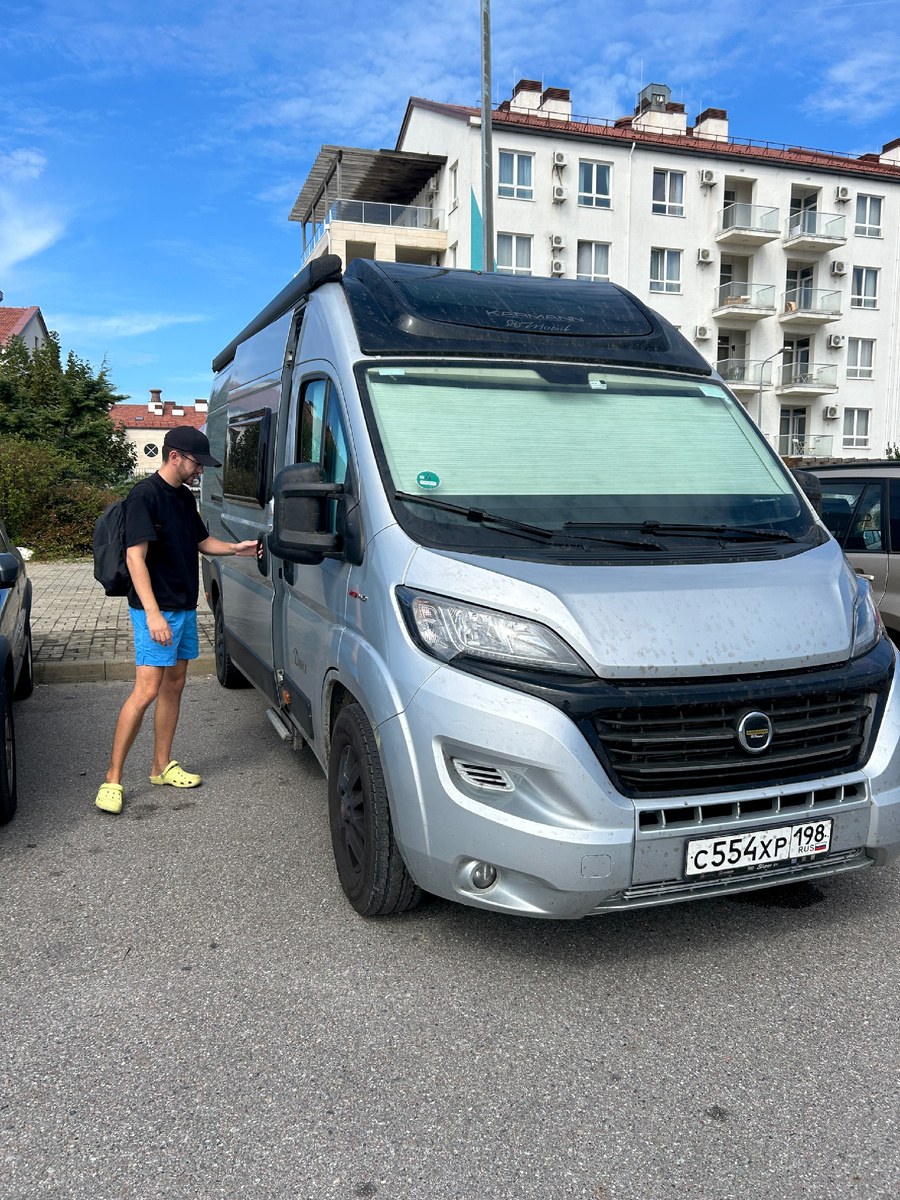 На одной из парковок в Олимпийском парке