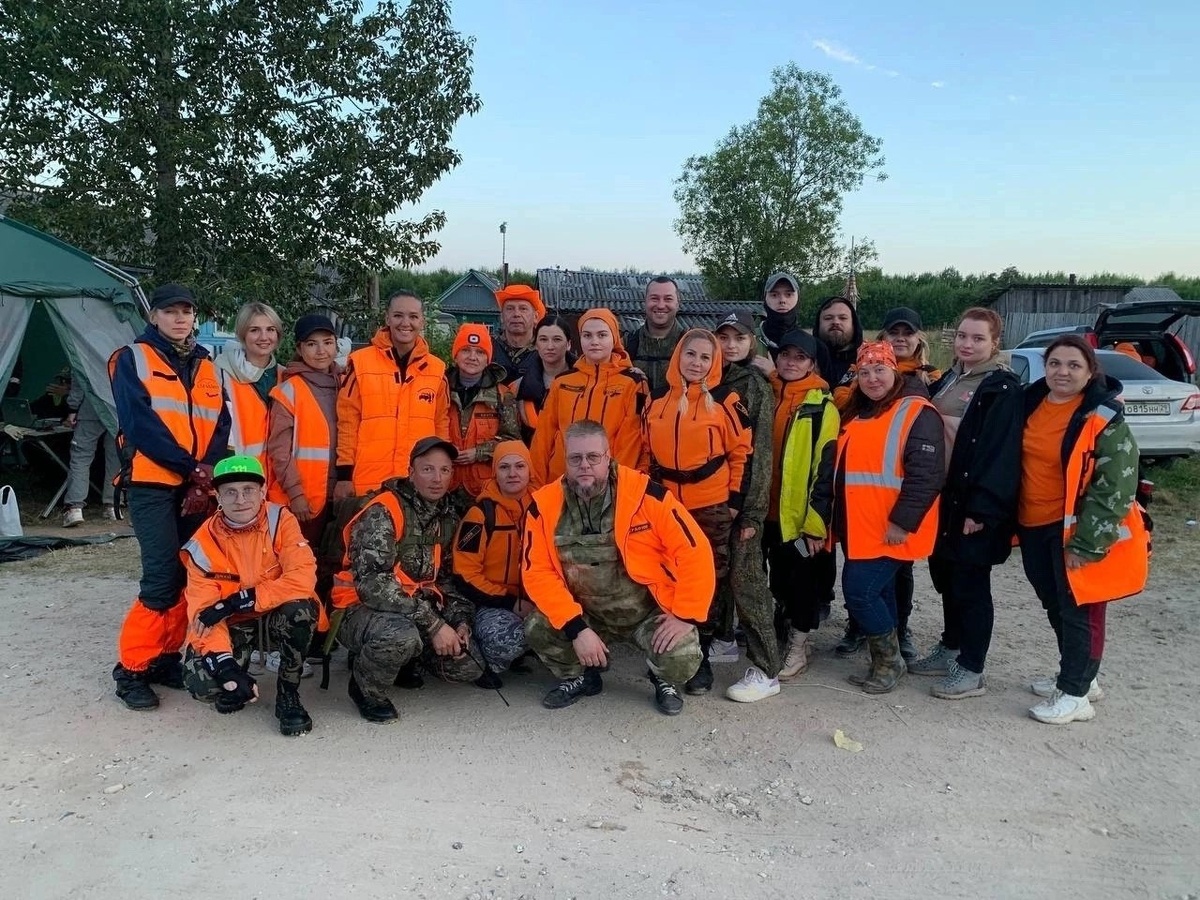 Добровольцы поискового отряда «ЛизаАлерт» Архангельской области