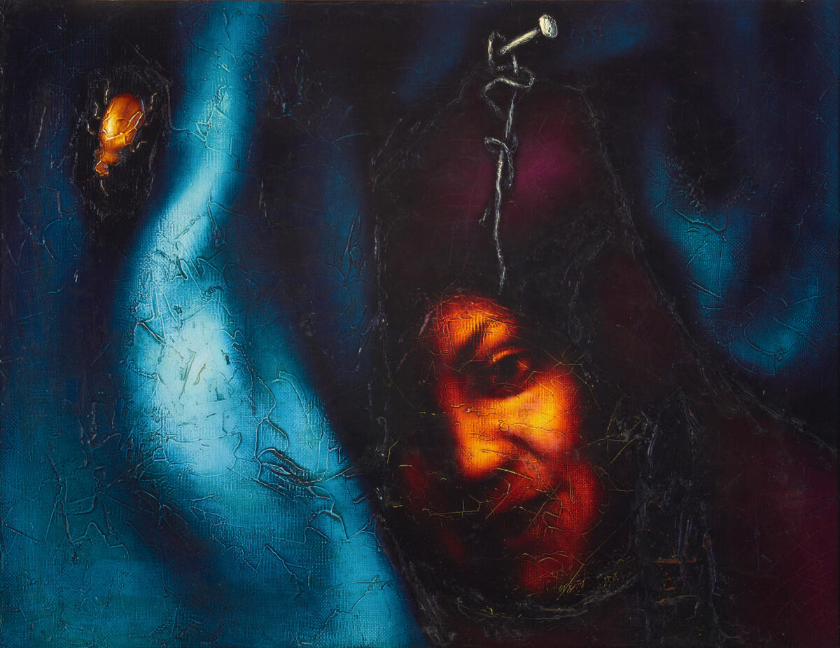 Олег Целков. Портрет Татьяны Топилиной. 1973