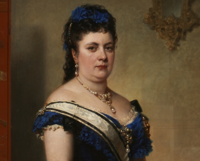 "Портрет Марии дель Кармен Эрнандес и Эспиноза де лос Монтерос", Фелерико Мадрасо, 1873. (с) Из коллекции Прадо. Деталь.