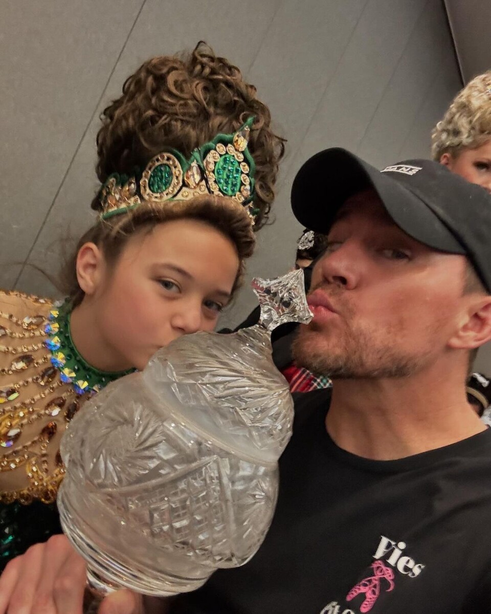 Ченнинг Татум с дочерью Эверли