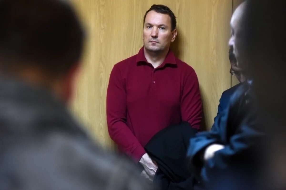    Дмитрий Костыгин в Смольнинском районном суде в 2017 году.