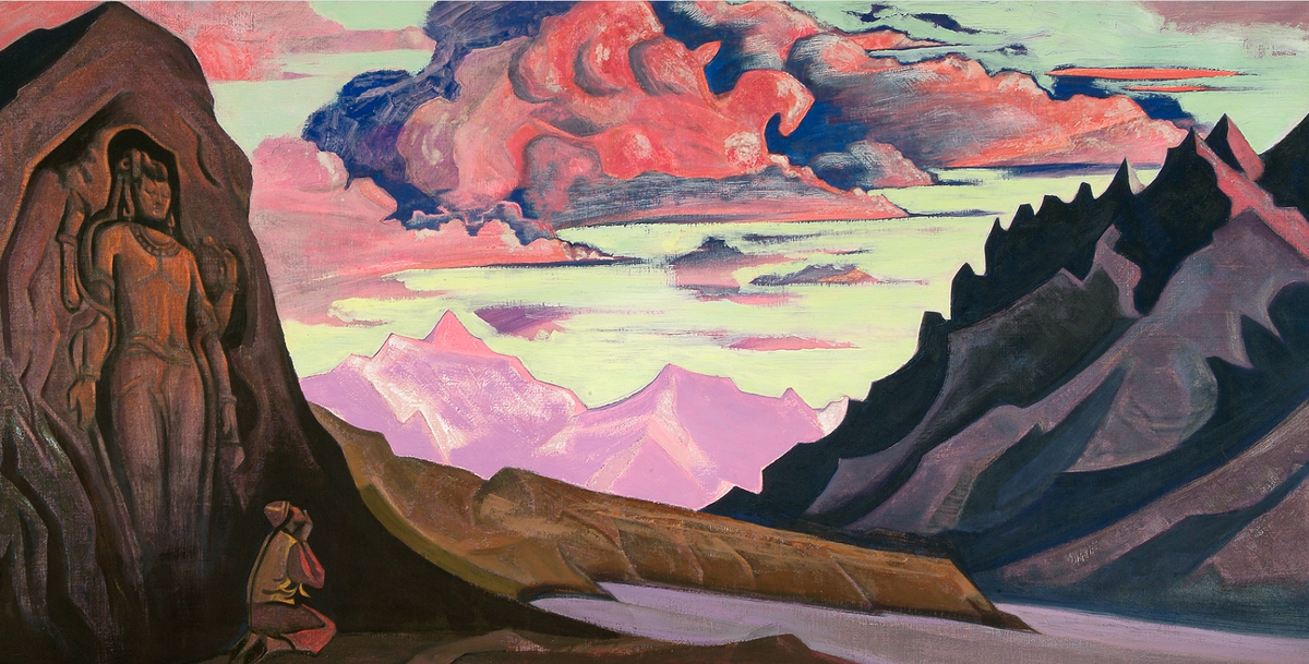 Николай Рерих. «Майтрейя Победитель», 1927. Музей Рерихов.