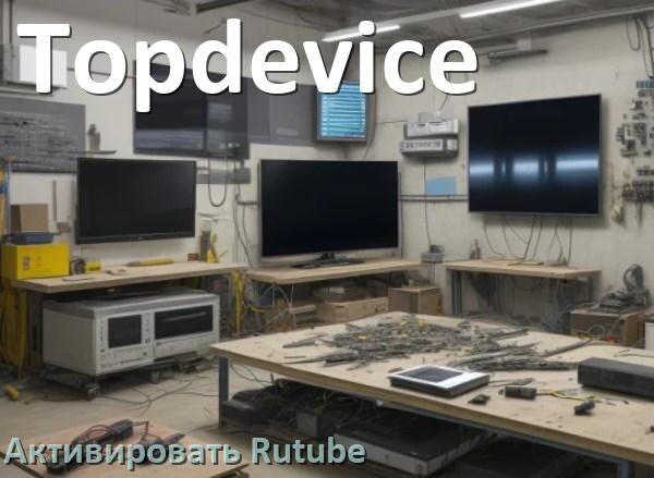 
Как на телевизоре Topdevice ввести код Rutube activate в личном кабинете c телефона