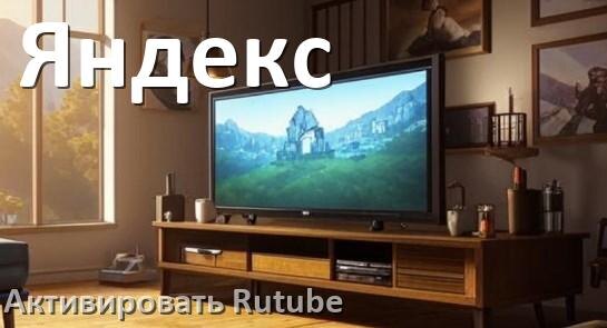 
Как на телевизоре Яндекс ввести код Rutube activate в личном кабинете c телефона