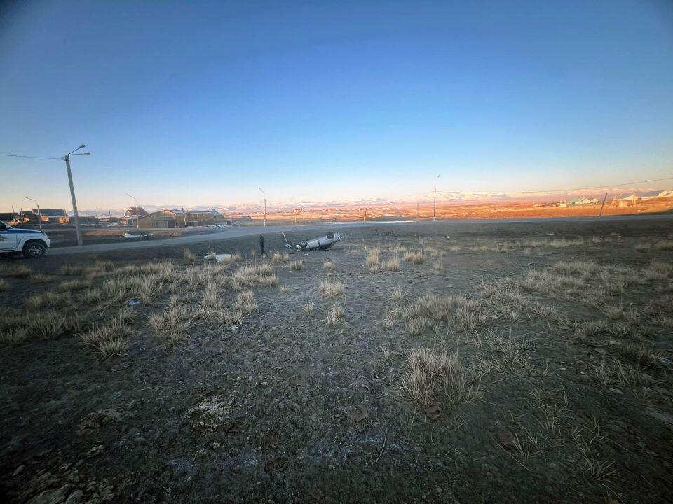    ДТП в Кош-Агачском районе. Источник: МВД по Республике Алтай