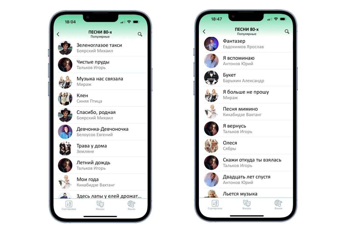 А это топ-20 популярных композиций в жанре «Песни 80-х». Источник: EvoClub User на iOS📷
