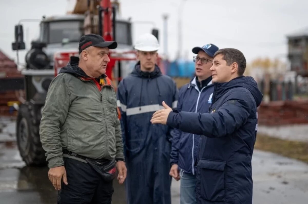    Дмитрий Артюхов проинспектировал строительство важных объектов в Салехарде