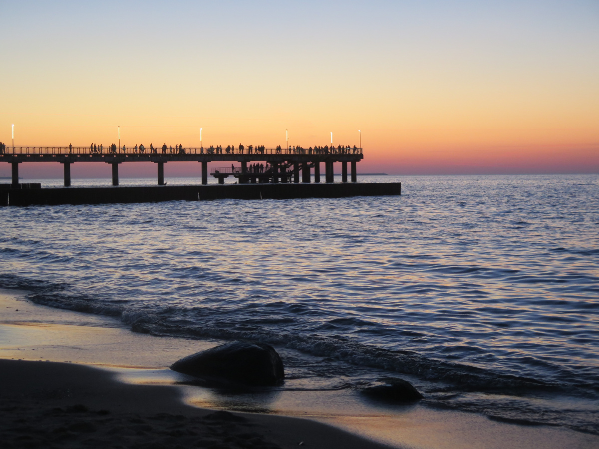 Зеленогардский пирс.