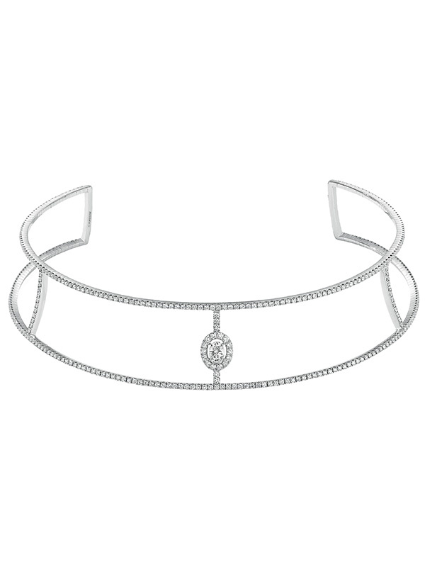 Колье Messika Glam'Azone из белого золота с бриллиантами