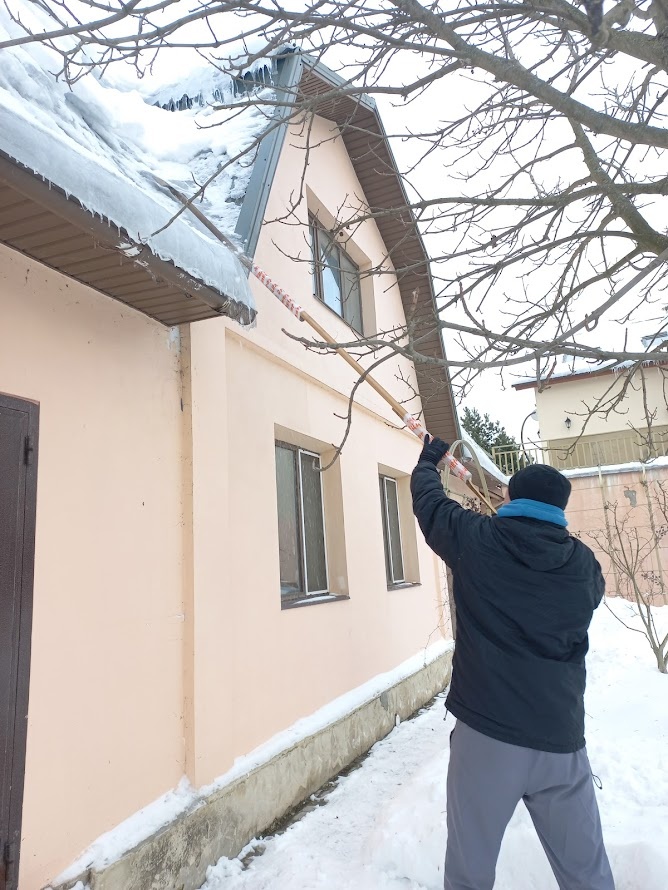 Администрирование крыши с использованием утилиты "Лопата с длинной ручкой"