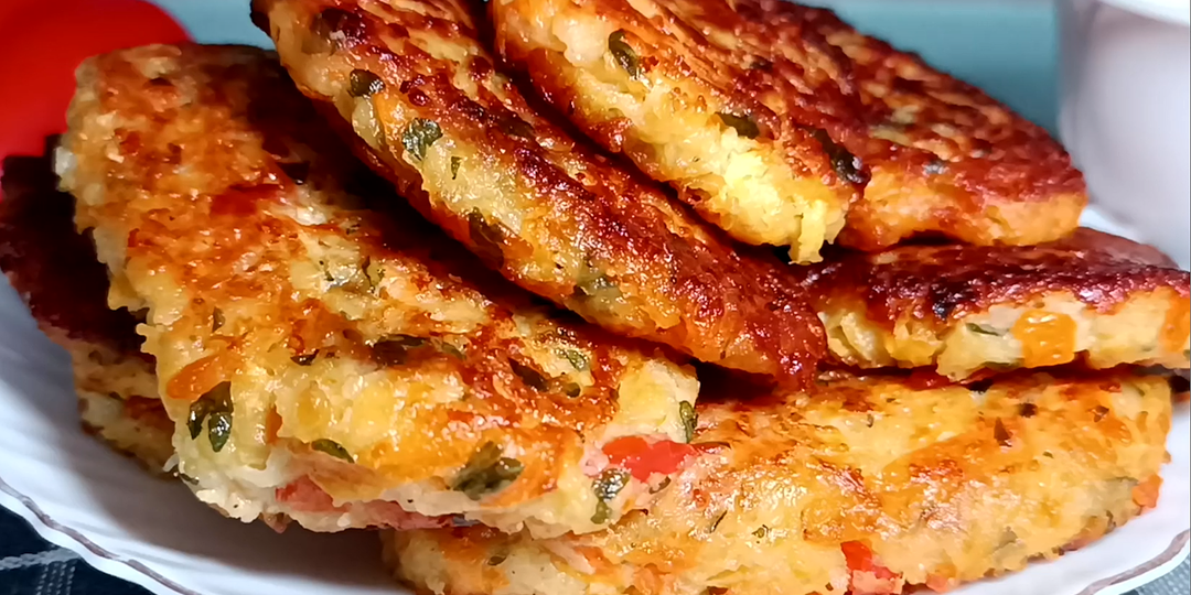 📌 Котлеты из кабачков. Овощные котлеты из кабачков с картофелем и сыром