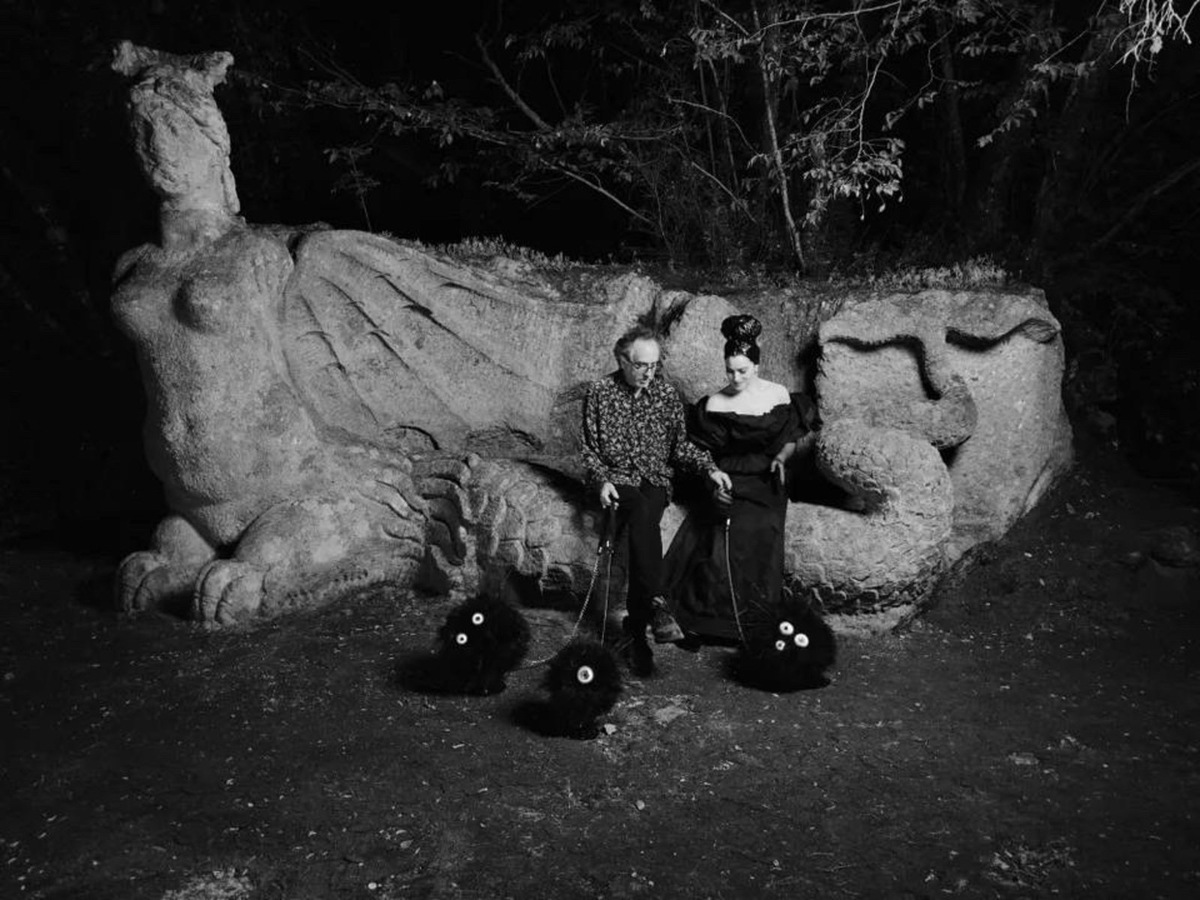    Моника Беллуччи и Тим Бертон