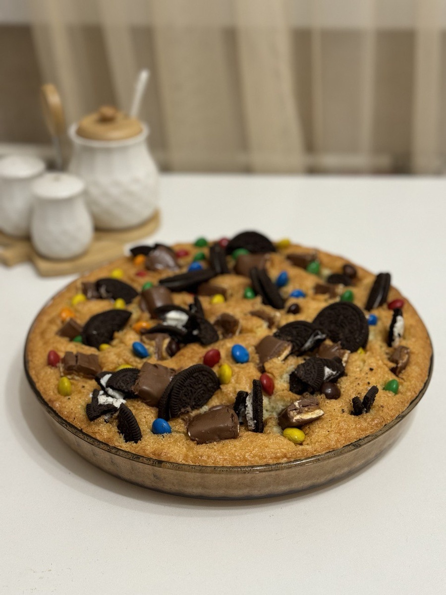 Пирог называется «Не треснет»🙈