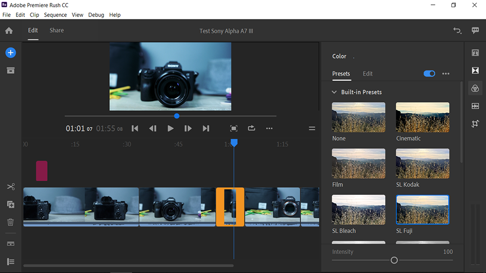 Adobe Premiere Rush