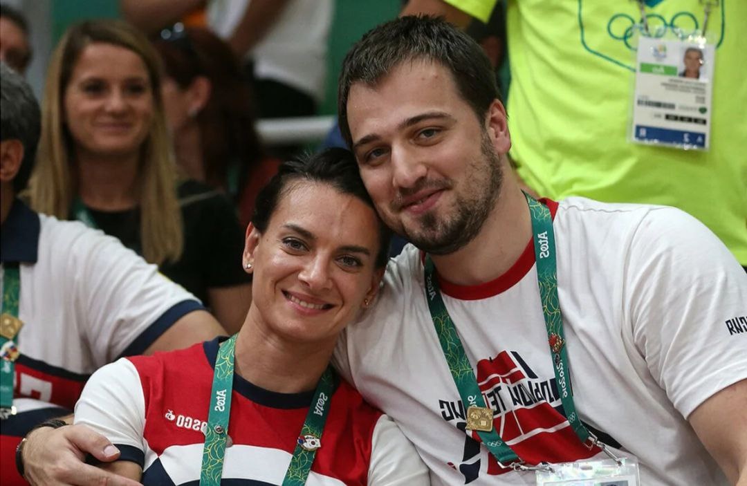 на фото Елена Исинбаева и ее супруг Никита Петинов