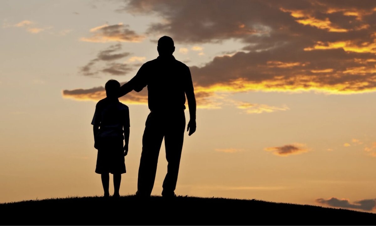 Отец с сыном