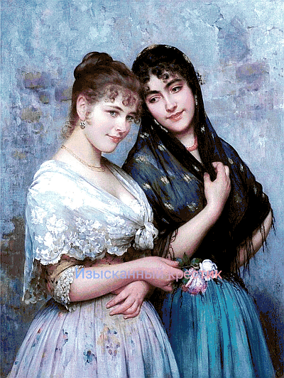 Готовая вышитая картина. 