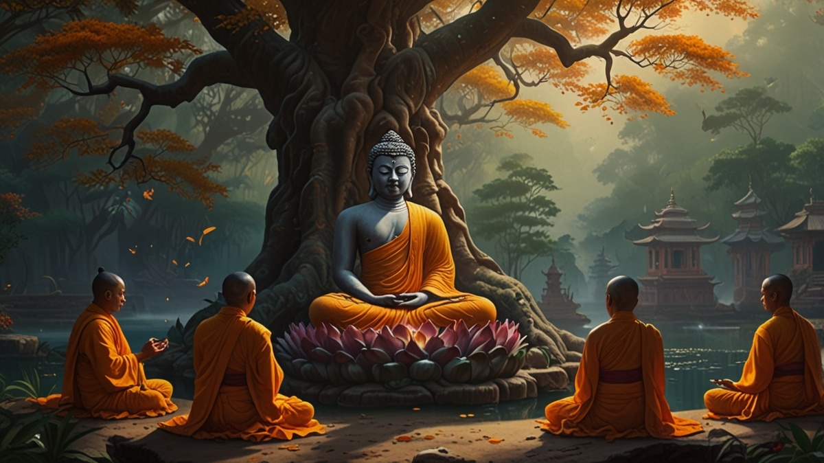 Инициация учеников Будды