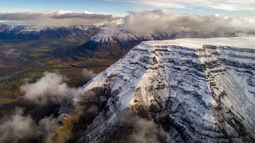 Один из пейзажей плато Путорана