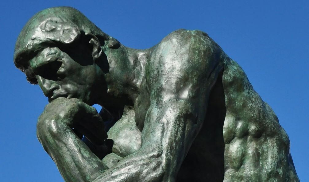 Он думает, а значит - существует))